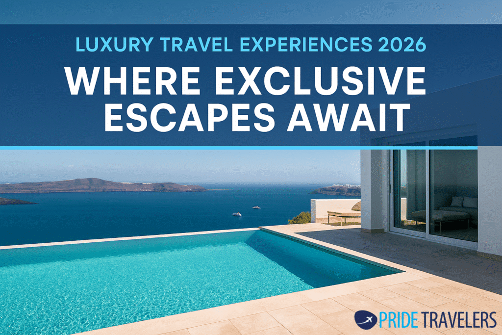 Pride Travelers Luxury Travel Experiences 2026