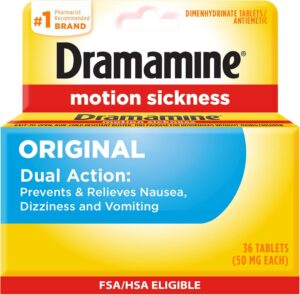 Cruise Essentials - Dramamine for Sea Sickness