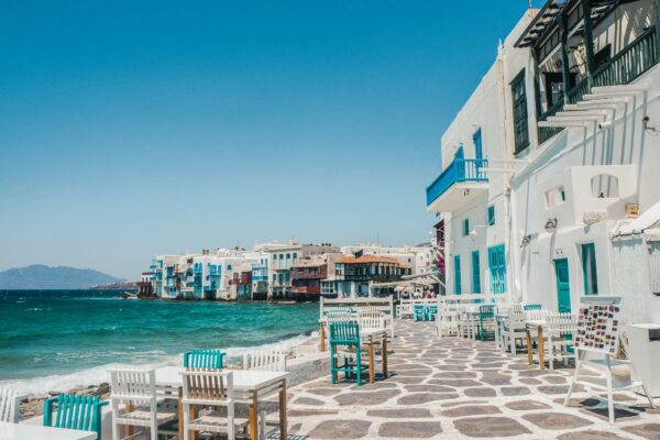 Mykonos Little Venice — the heart of gay Mykonos nightlife by the sea